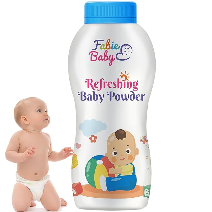 Fabie Baby Talc Free Natural Baby Powder for New Born - 100 Gms