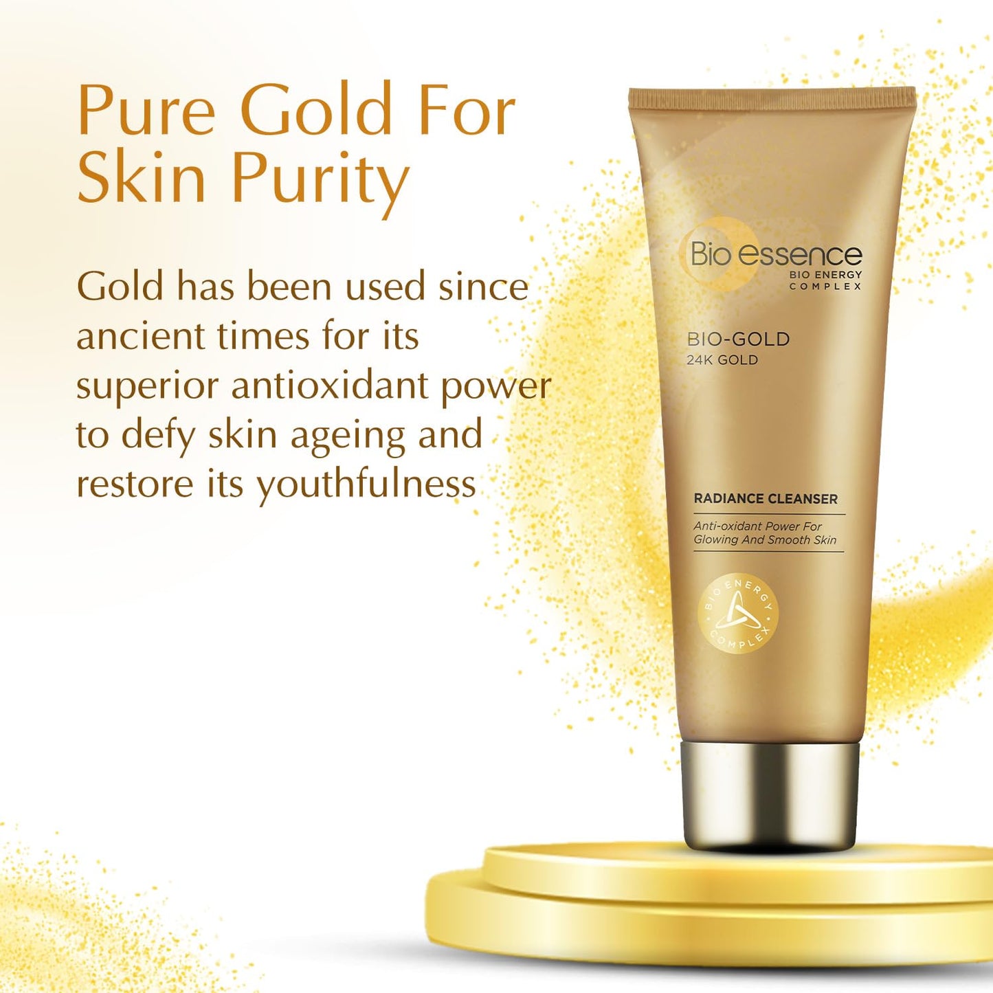 Bio Essence 24K Gold Radiance Face Cleanser - 100 gms