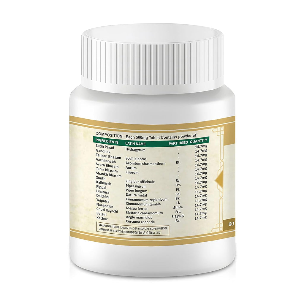Jeena Sikho Grahni Har Vati Tablets | Herbal Supplement for Body Wellness - 60 Tabs