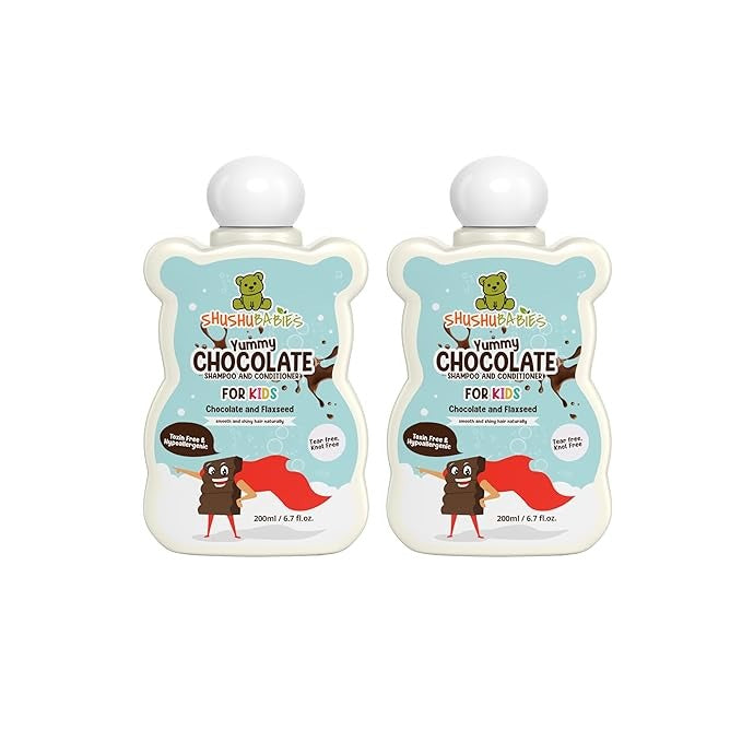 ShuShu Babies Yummy Chocolate Shampoo & conditioner - 200 ml (Pack of 2)