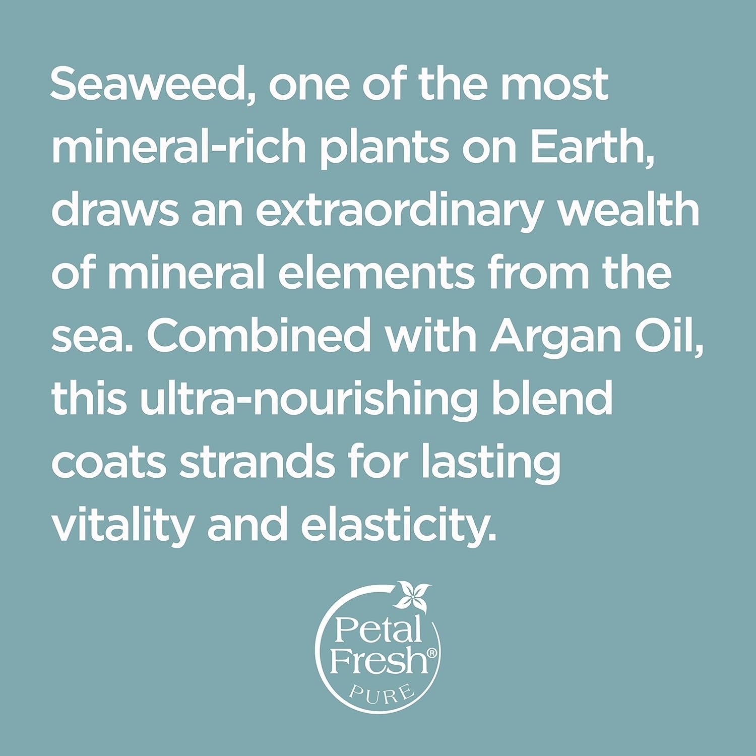 Petal Fresh Pure Strengthening Seaweed & Argan Oil Shampoo - 355 m