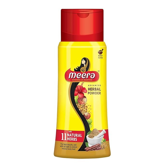 Meera Herbal Hairwash Powder - 120 gms