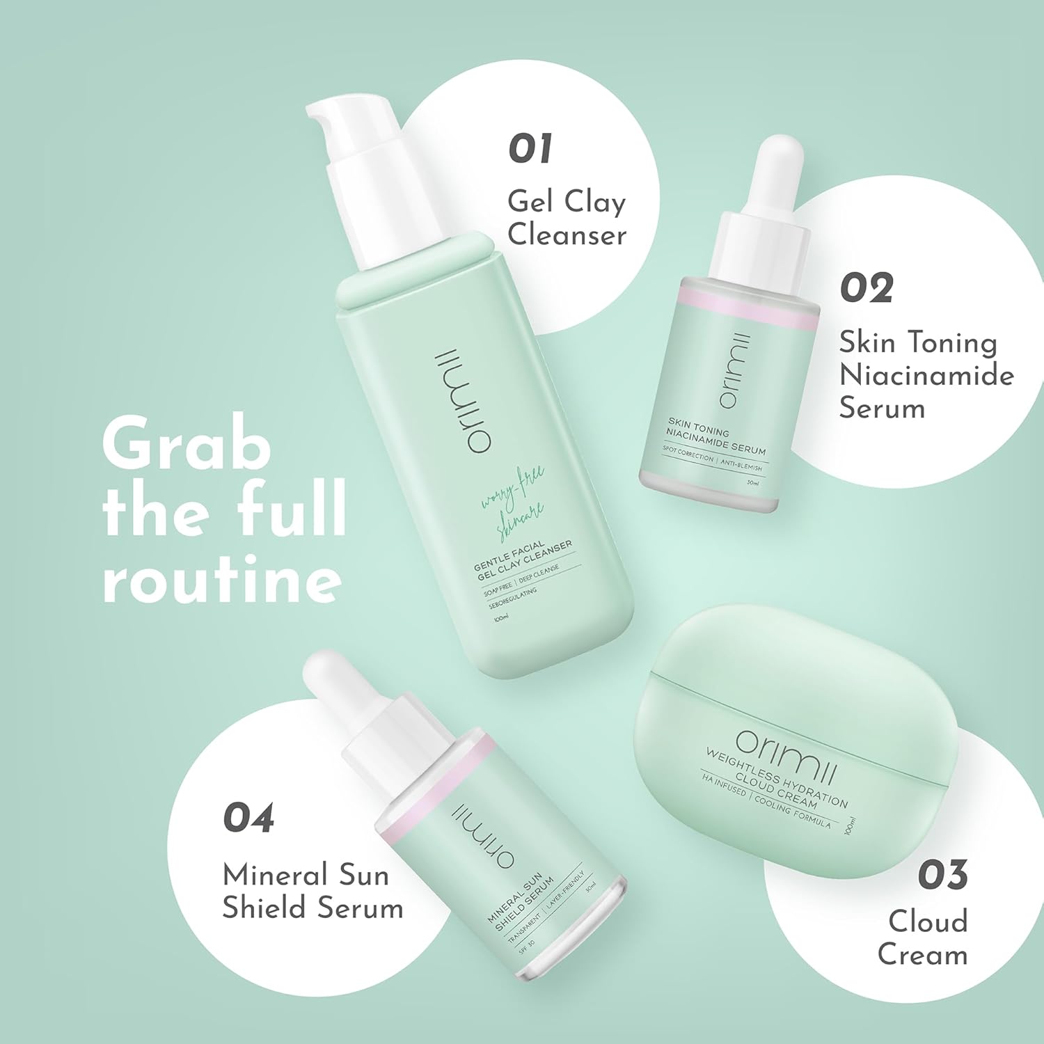 Orimii Skin Toning Niacinamide Face Serum for Dark Spots & Pigmentation | Enriched with Kakadu Plum, Hyaluronic Acid & Goji Berry | Pregnancy & Breastfeeding Safe, Fragrance Free (30ml)