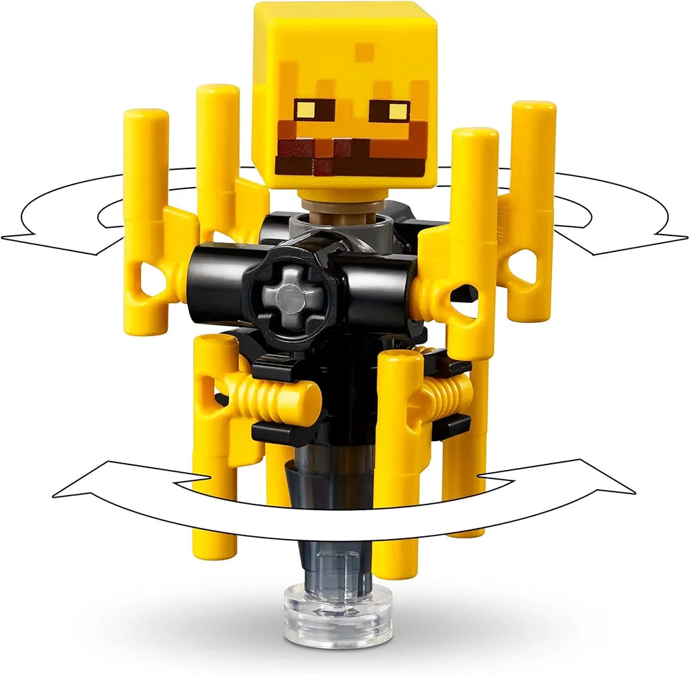 Lego Minecraft The Nether Lava Battle Gamer Toy for Kids 21266 Building Blocks Toys for 6+ Gift for Boys and Girls