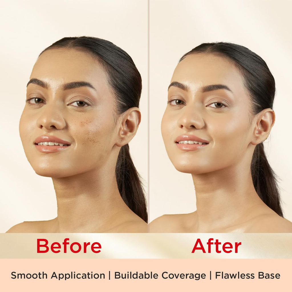 ME-ON Exquisite Whitening Cream Foundation Full Coverage For All Skin Type, Natural Finish (Shade 01 - Ivory)