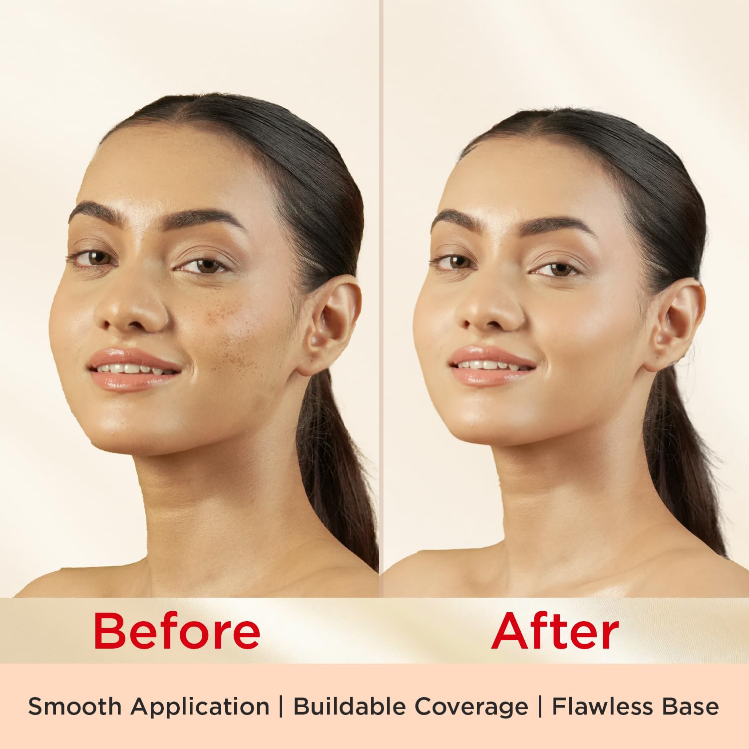 ME-ON Exquisite Whitening Cream Foundation Full Coverage For All Skin Type, Natural Finish (Shade 01 - Ivory)