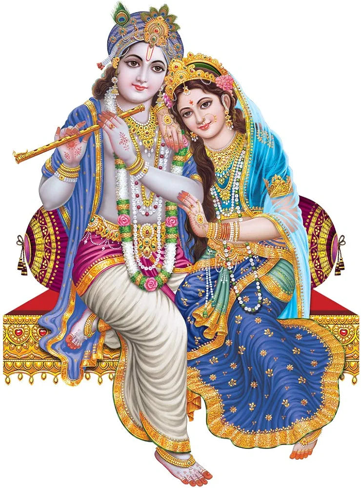 Rangoli White Glossy Vinyl Wall Sticker Premium Self-Adhesive Waterproof Parent-5 Design-21