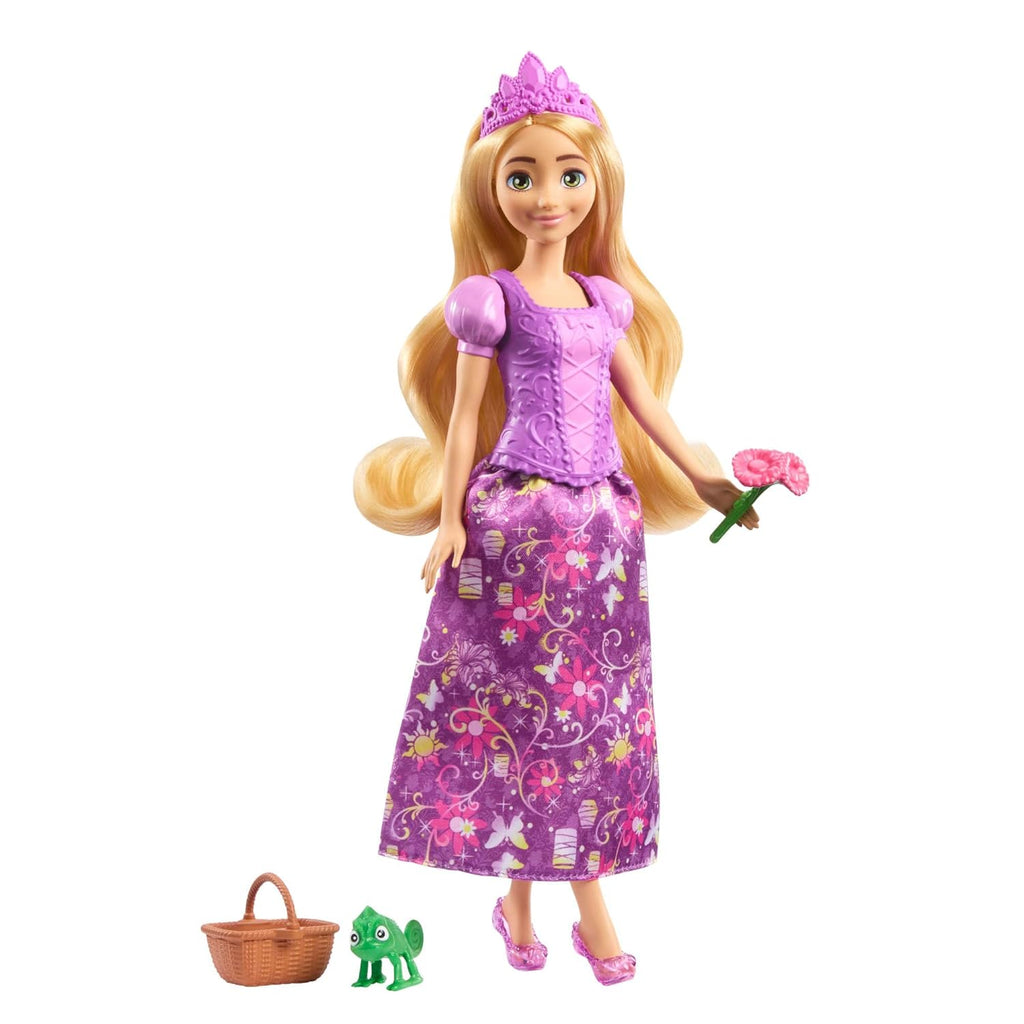 Mattel Disney Princess 2-in-1 Stories Rapunzel Fashion Doll with 2 Snap-On Bodices 2 Skirts