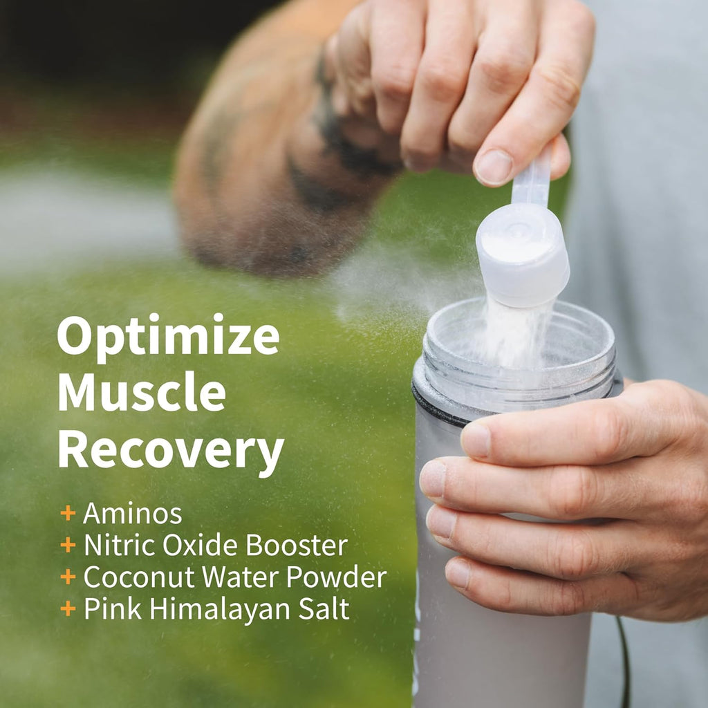 Snap Supplements BCAA Powder - 5g Vegan Branched Chain Amino Acids (2:1:1 Leucine Isoleucine Valine) + Essential Amino Acids with Nitric Oxide Booster, 30 Servings, Peach Mango