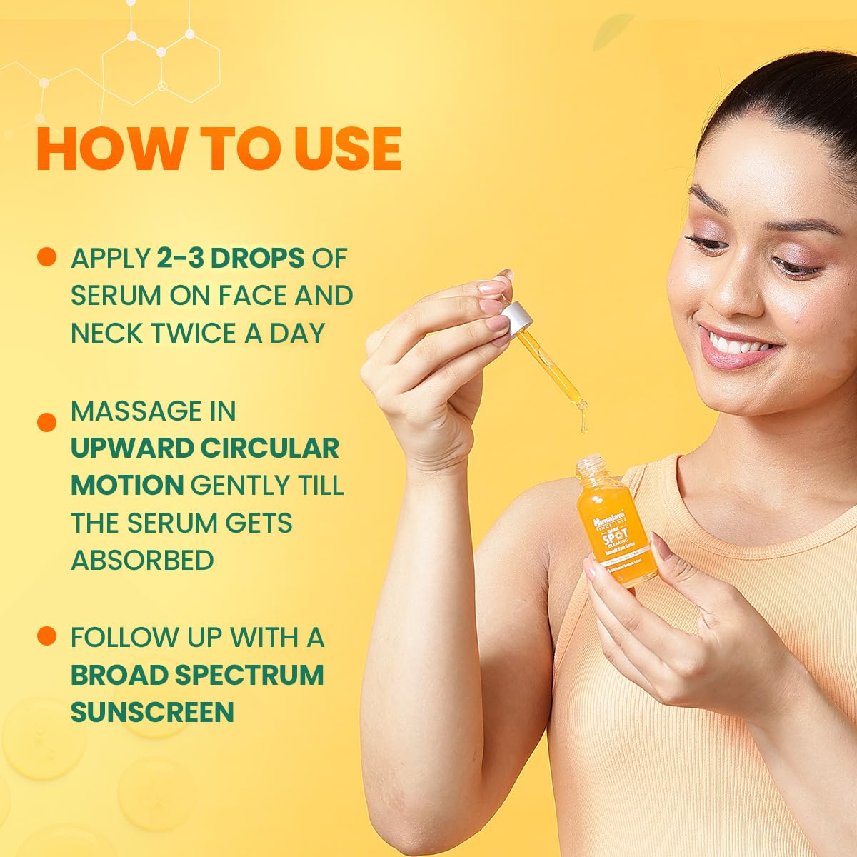 Himalaya Dark Spot Clearing Turmeric Face Serum | with 10% Glycolic Acid, 2% Niacinamide & Organically sourced Turmeric | Visibly Reduces Dark Spots from Day 7 | Clinically Tested | Non Staining | 15ml