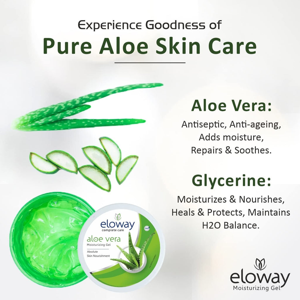 Eloway Aloevera Moisturising Gel - 100 gms (Pack of 3)