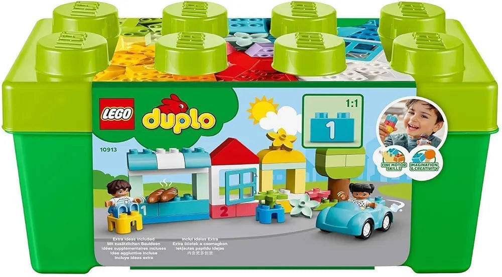 Lego 10913 DUPLO Classic Brick Box Building Set with Storage,First Bricks Learning Toy for Toddlers , 65 Pcs