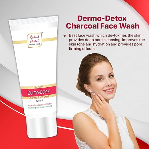 Rahul Phate's Dermo-Detox Charcoal Face Wash - 100 ml