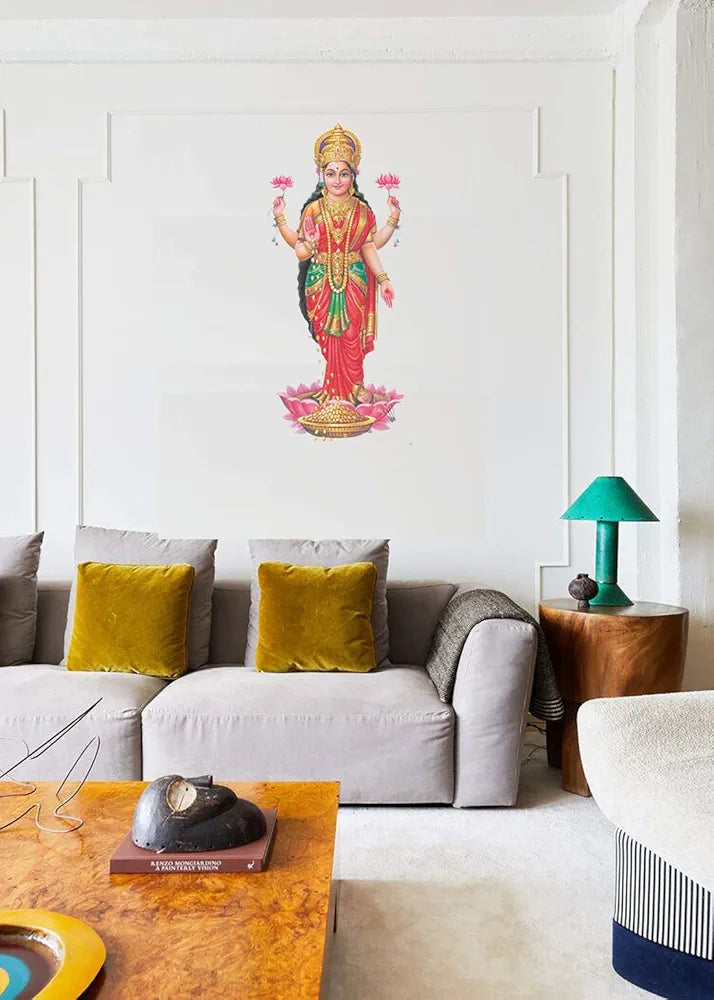 Rangoli White Glossy Vinyl Wall Sticker Premium Self-Adhesive Waterproof Parent-13 Design-4