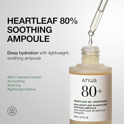 Anua Heartleaf 80 Soothing Ampoule - 30 ml