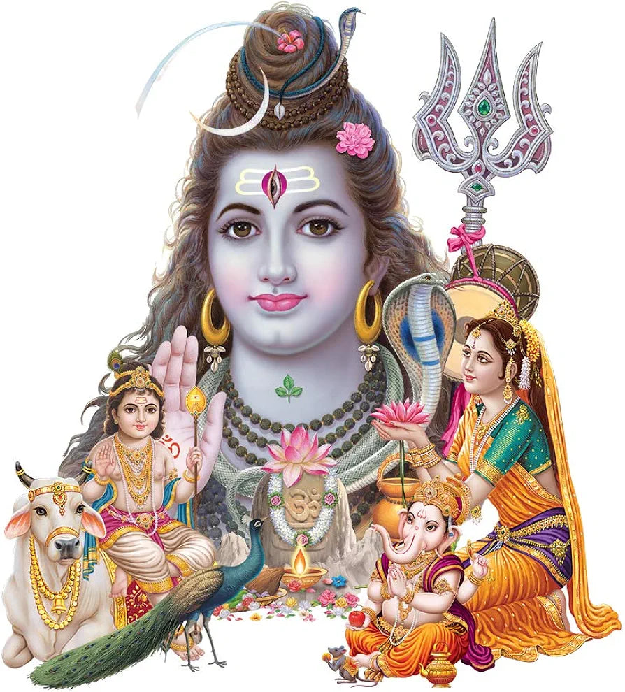 Rangoli White Glossy Vinyl Wall Sticker Premium Self-Adhesive Waterproof Parent-6 Design-12