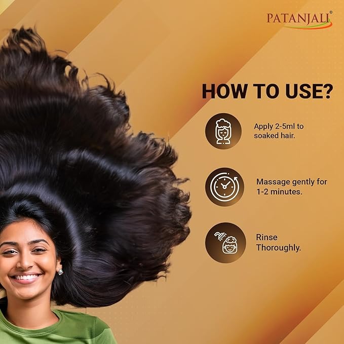 Patanjali Kesh Kanti Reetha Hair Cleanser - 650 ml