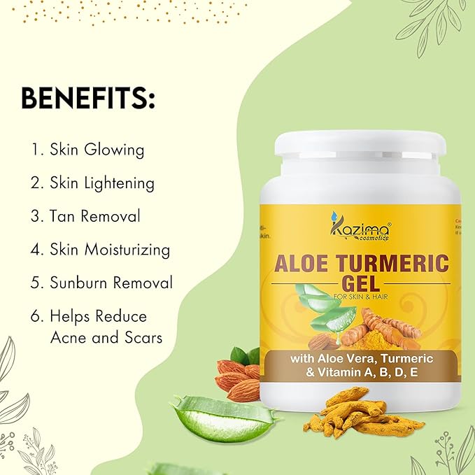 Kazima Aloe Turmeric Gel - 500 gms