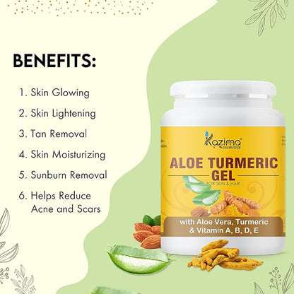 Kazima Aloe Turmeric Gel - 500 gms