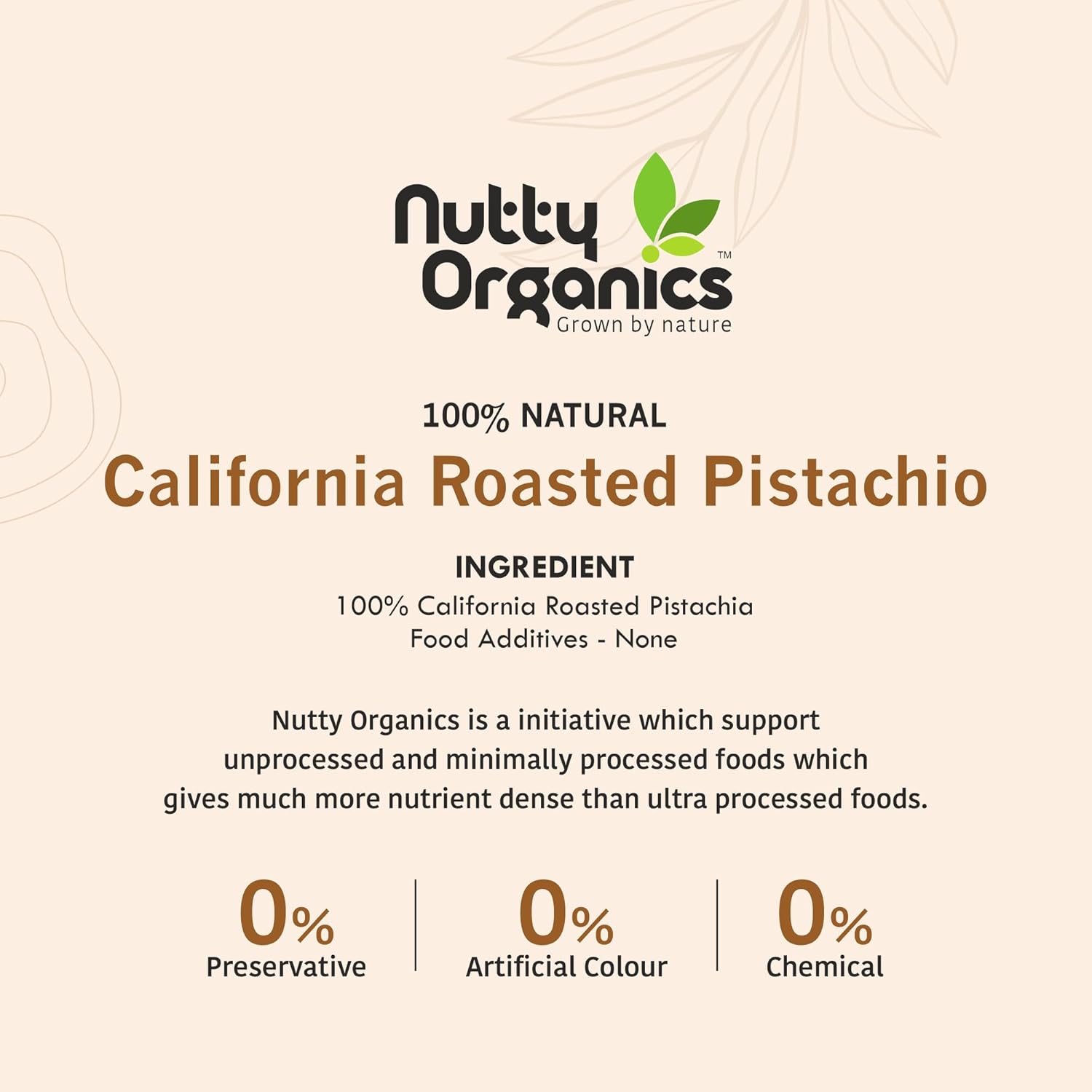 Nutty Organics California Roasted Pistachios 250 GM | Hand Selected Jumbo | Nutritious Tasty & Healthy Nuts Dry Fruits | Rich in Protein