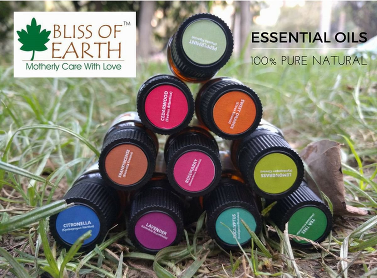 Bliss of Earth Peppermint Essential Oil, 10ml
