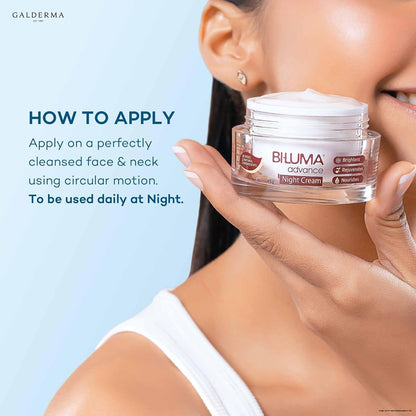 Biluma Advance Skin Brightening Night cream - 45 gms
