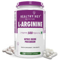 HealthyHey L-Arginine 120 Vegetable Capsules (Pack of 1)
