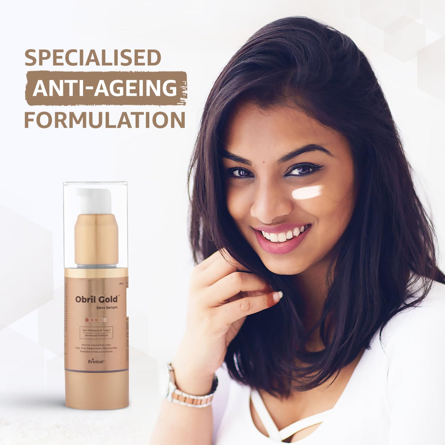 Brinton Obril Gold Skin Serum - 30 ml