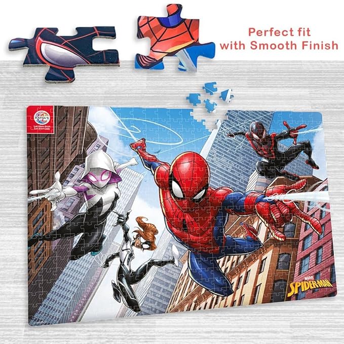 Ratna's Marvel Spiderman 500 Pieces Jumbo Floor Jigsaw Puzzle