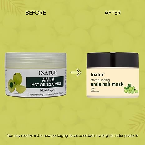 Inatur Strengthening Amla Hair Mask with organic Coconut - 200 gms