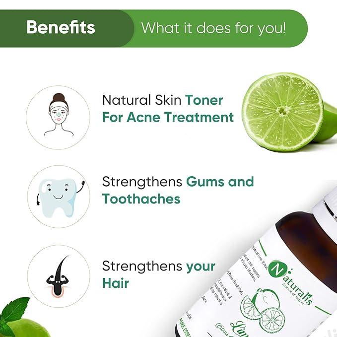 Naturalis Essence Of Nature Lime Essential Oil - 30 ml