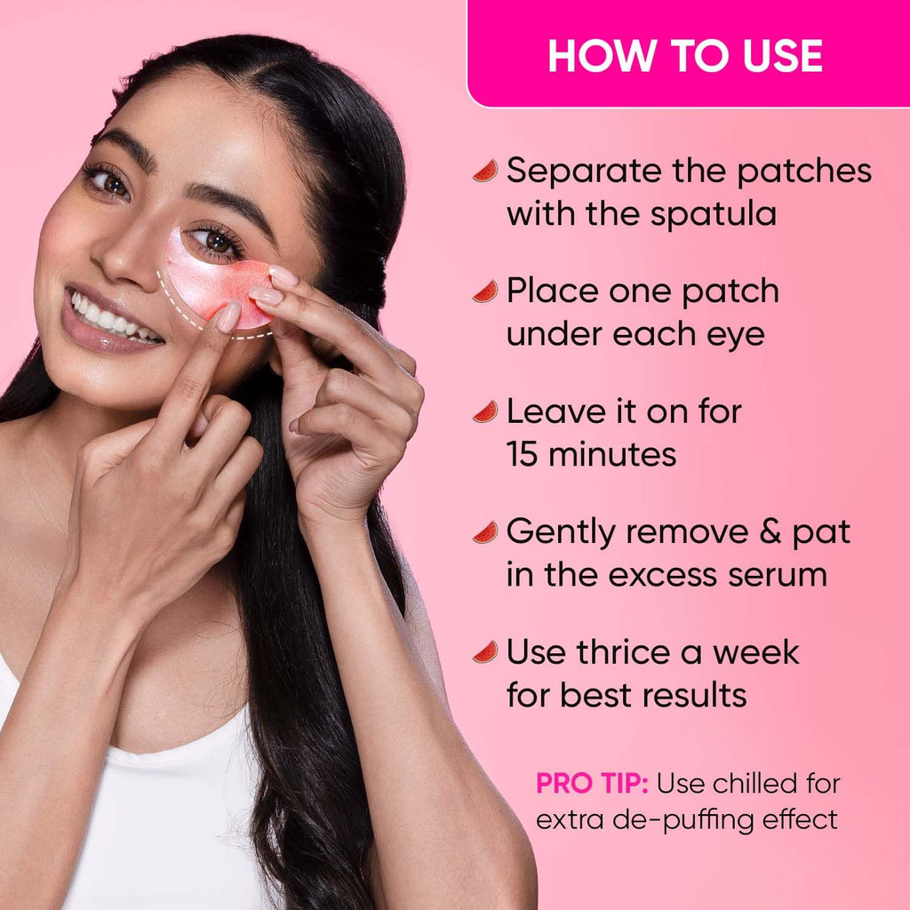 Dot & Key Watermelon Cooling Hydrogel Eye Patches -60 pcs