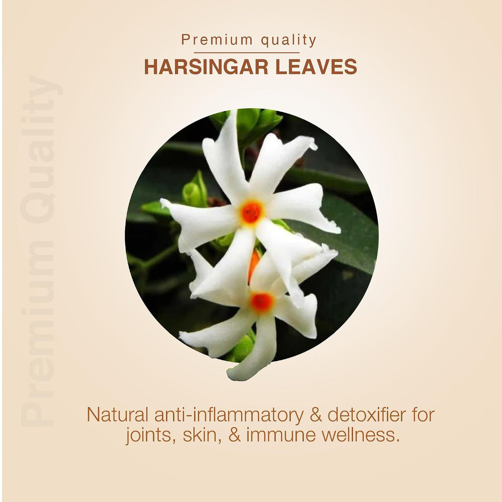 Ayouthveda Harsingar Leaves Decoction – Ayurvedic Decoction for Joint, Skin, & Hair Health - Net Qty: 200g
