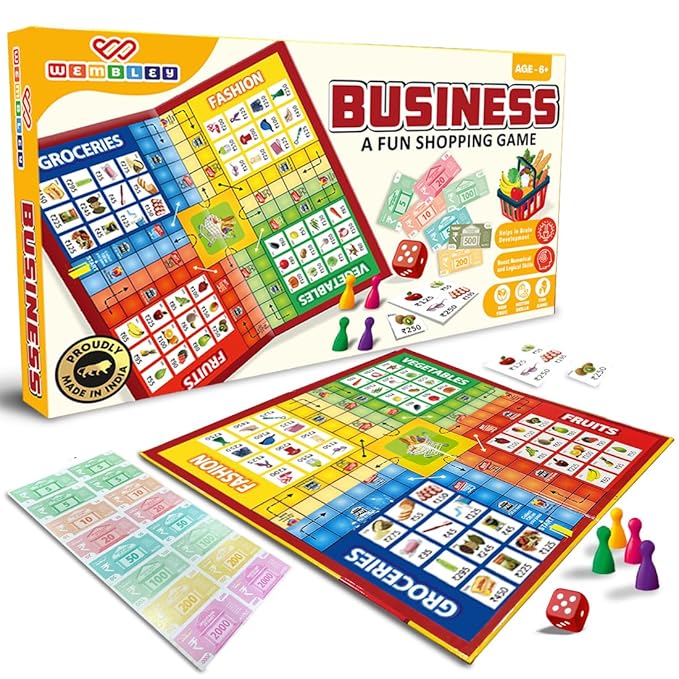 Wembley Business Board Game Set for Kids Adults with Business Money