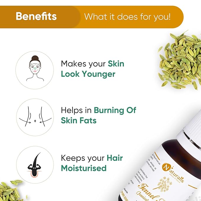 Naturalis Peppermint Essential Oil Fennel Seed - 10 ml