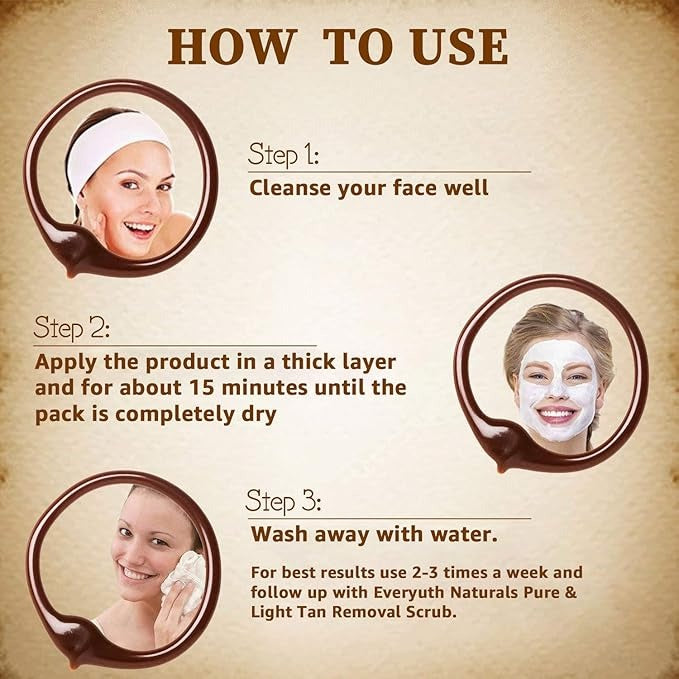 Everyuth Naturals Chocolate & Cherry Tan Removal Face Pack - 50 gms (Pack of 2)