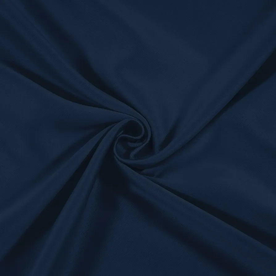 Cloth Fusion Blackout Door Curtains 7 Feet Long Set of 2 Colour Indigo Blue