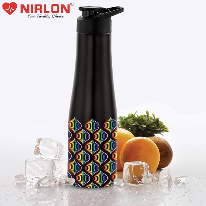 Nirlon Tall Bell Single Wall Stainless Steel Water Bottle - 1000 ml