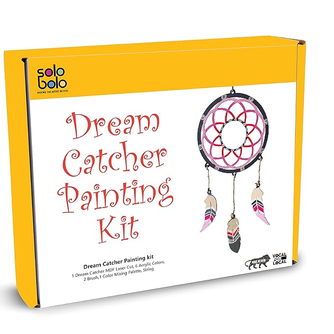 Solobolo - Mandala Art Dream Catcher Making Kit