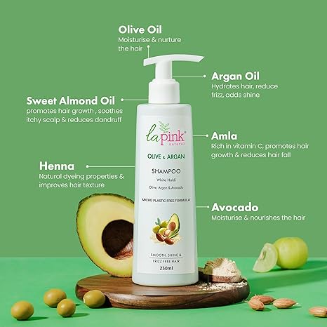La Pink Olive & Argan Shampoo - 250 ml