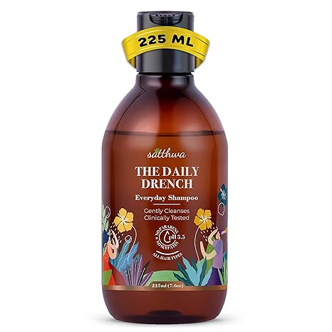 Satthwa Daily Drench - Everyday Mild Shampoo - 225 ml