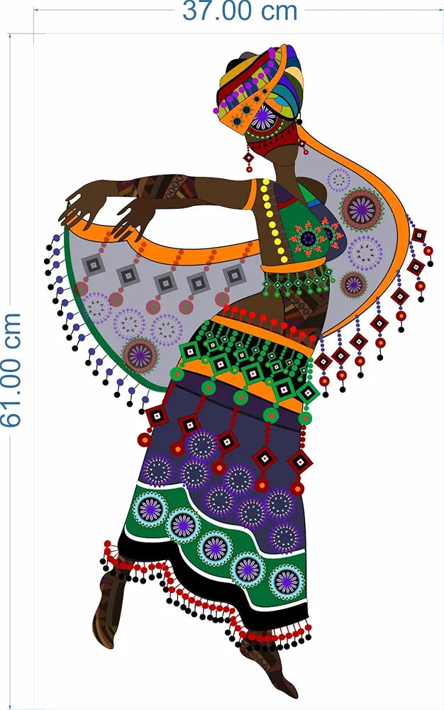 Rangoli Vinyl Wall Sticker Self-Adhesive Wall Decor Parent 5 Design-8