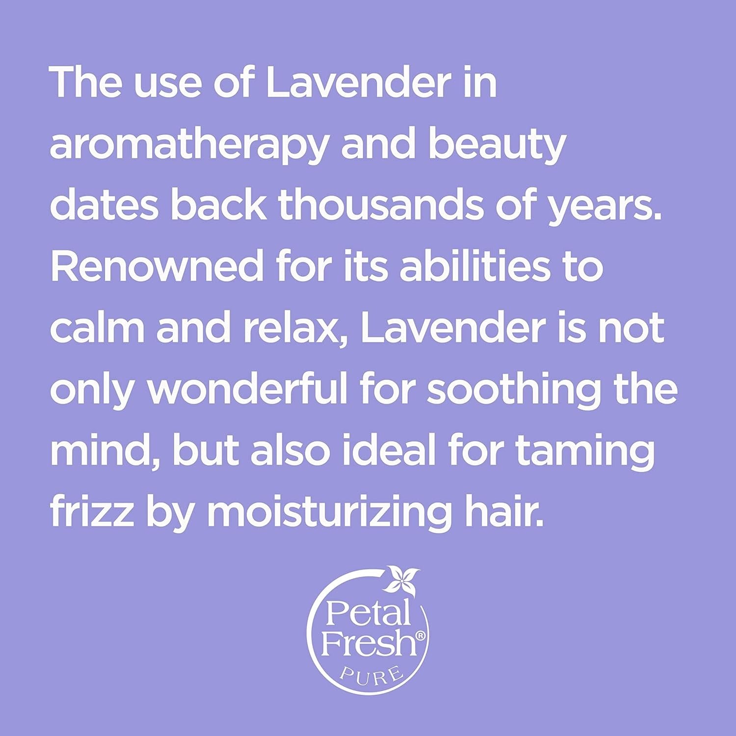Petal Fresh Pure Anti-Frizz Lavender Shampoo - 355 ml