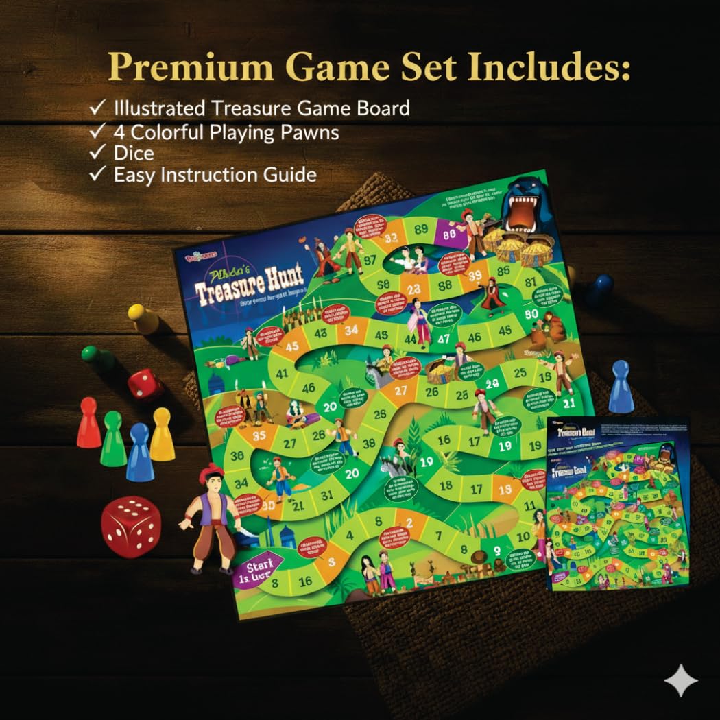 Toymate Alibaba’s Treasure Hunt Snake N Ladder Board Game