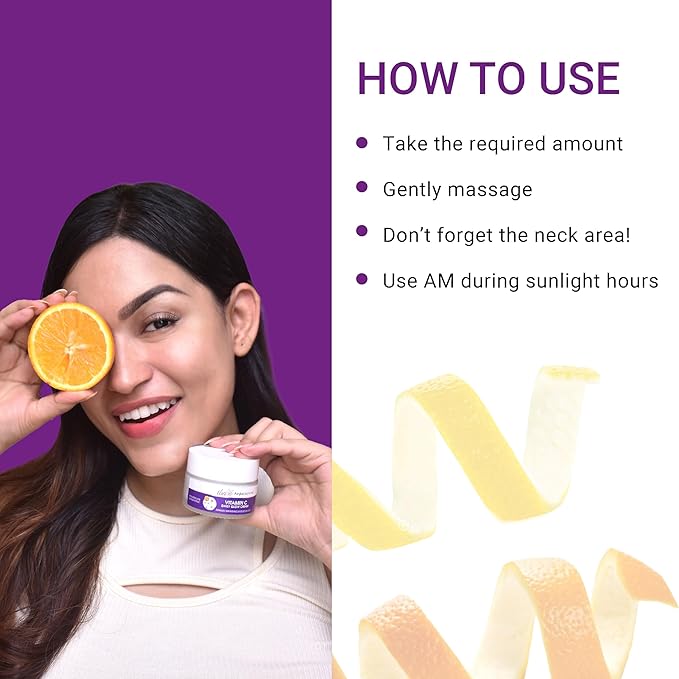 Iba Advanced Activs Vitamin C Daily Glow Cream With Hyaluronic Acid for Enhances Skin Radiance and Reduces Dullness - 50 Gms