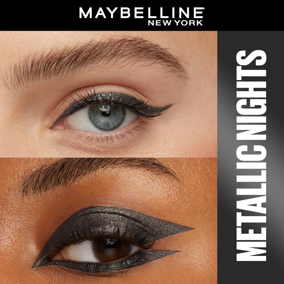 Maybelline New York Tattoo Gel Kajal Color Pencil, Sharpenable Gel Pencil | Waterproof Gel Pencil, 36H Wear, 1.2g