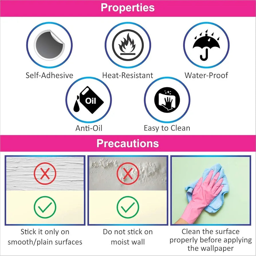 Rangoli Design PVC Stickers Waterproof Laminated Wall Stickers Stylish Kitchen Art 70or50 cm