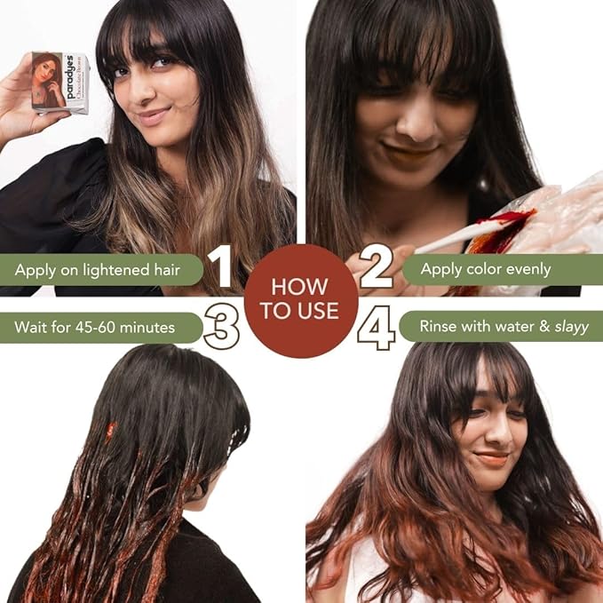 Paradyes Top-up Semi-permanent Chocolate Brown Diy Conditioner Based Hair Colour - 120 Gms