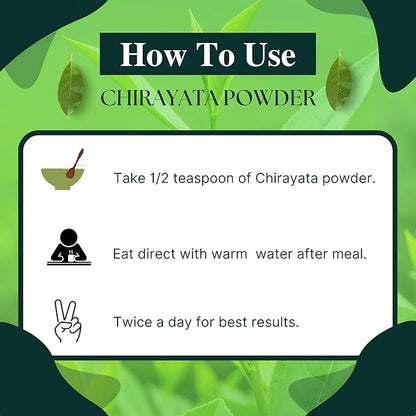 Brijbooti Birju Mahavir Chirayata Bitterstick Swertia Chirata Powder - 200 gms