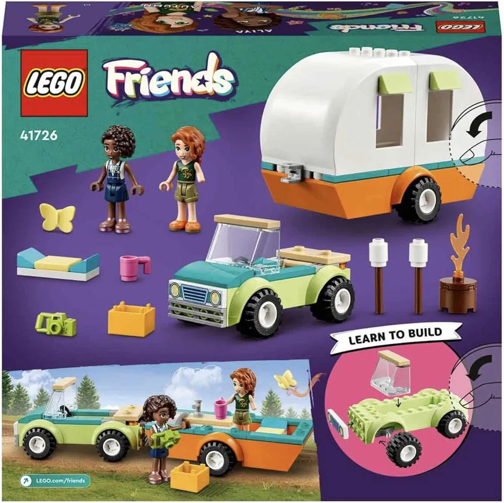 Lego Friends Holiday Camping Trip 41726 Building Toy Set Multi Color